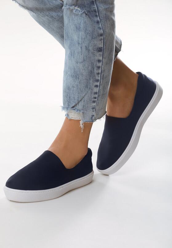 Granatowe Slip On Arda 2