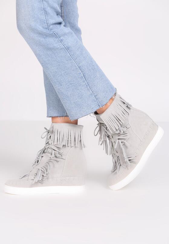 Jasnoszare Sneakersy Ginny 1