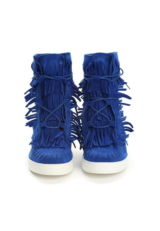 Kobaltowe Sneakersy Ginny 6