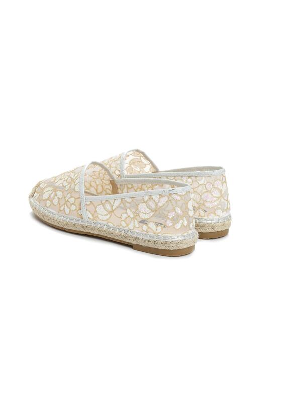 Białe Espadryle Cleo 5