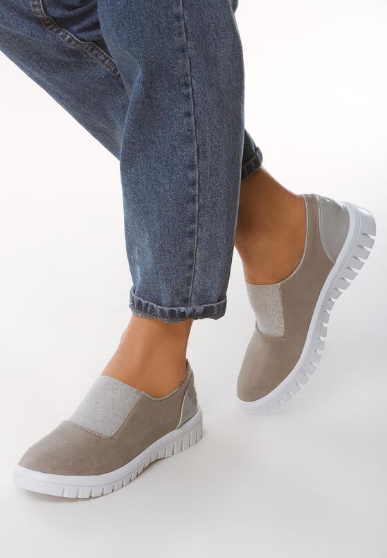 Szare Slip On Miokki 1