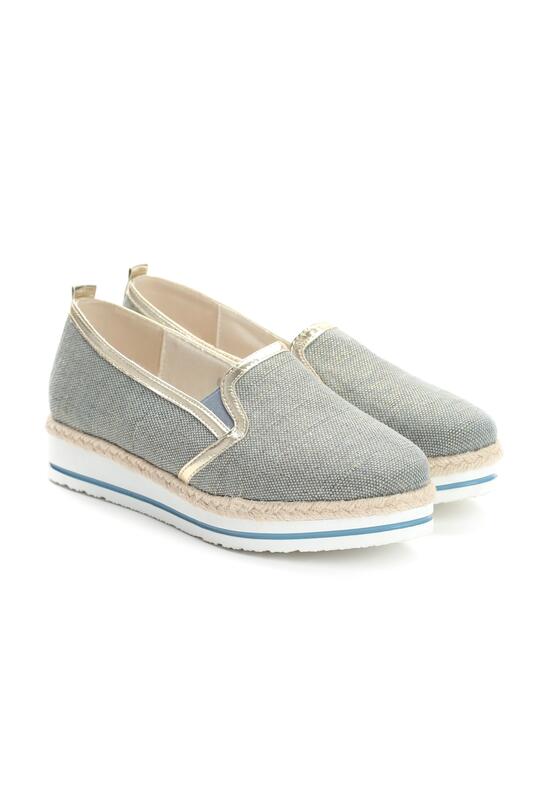 Jasnoniebieskie Slip On Naris 4