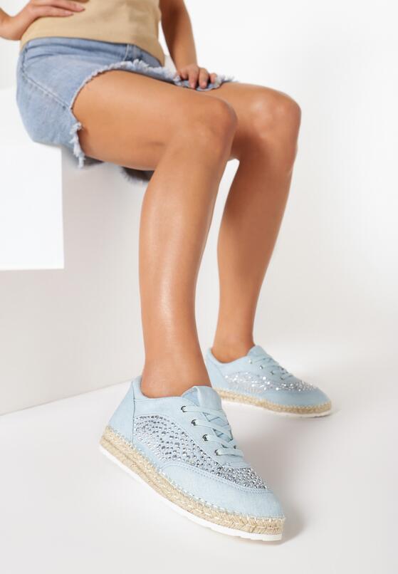Jasnoniebieskie Espadryle Helsy 1