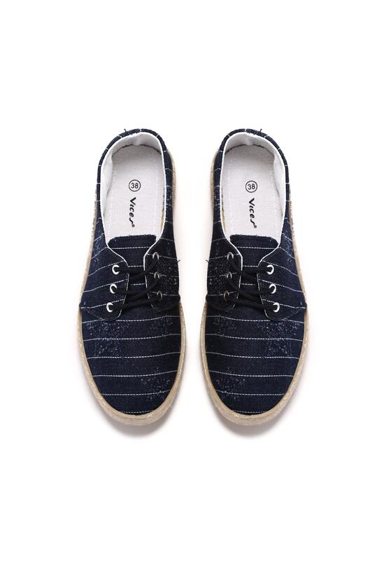 Granatowe Espadryle Heat 8