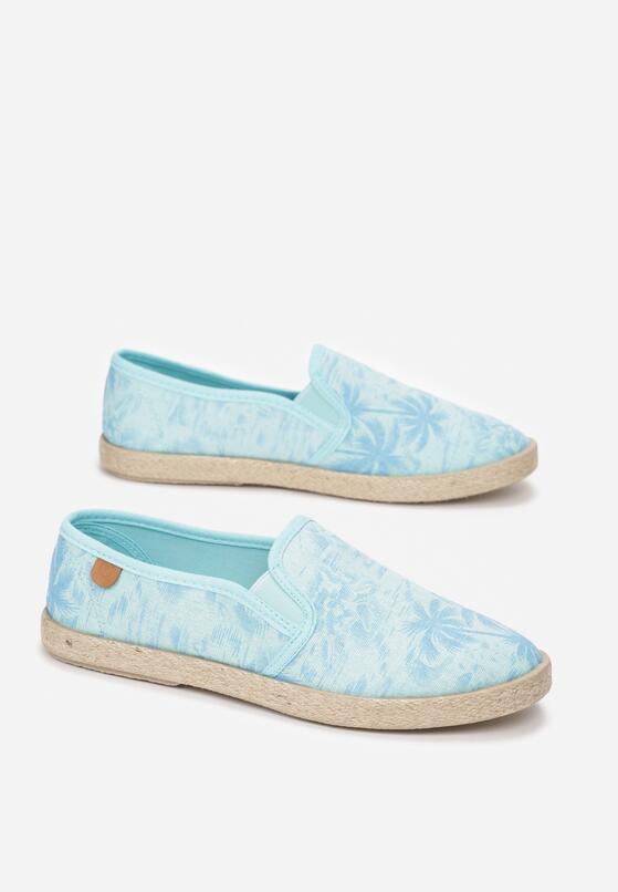 Jasnoniebieskie Espadryle Palm Beach 4