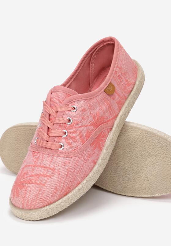 Różowe Espadryle Sunny Day 5