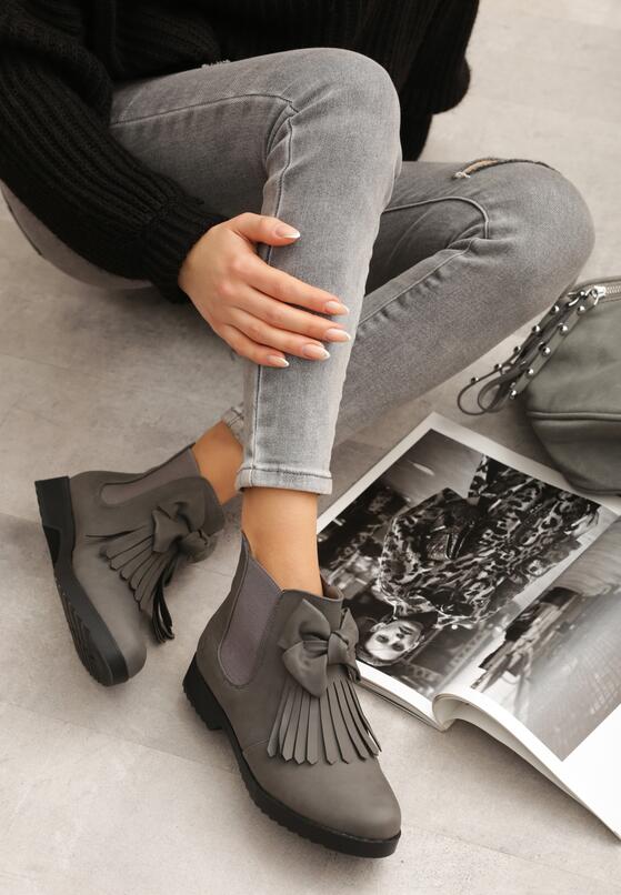 Botine Gri 1