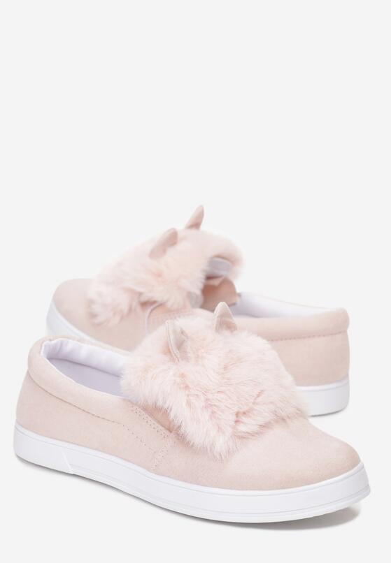 Różowe Slip On Plushy 5