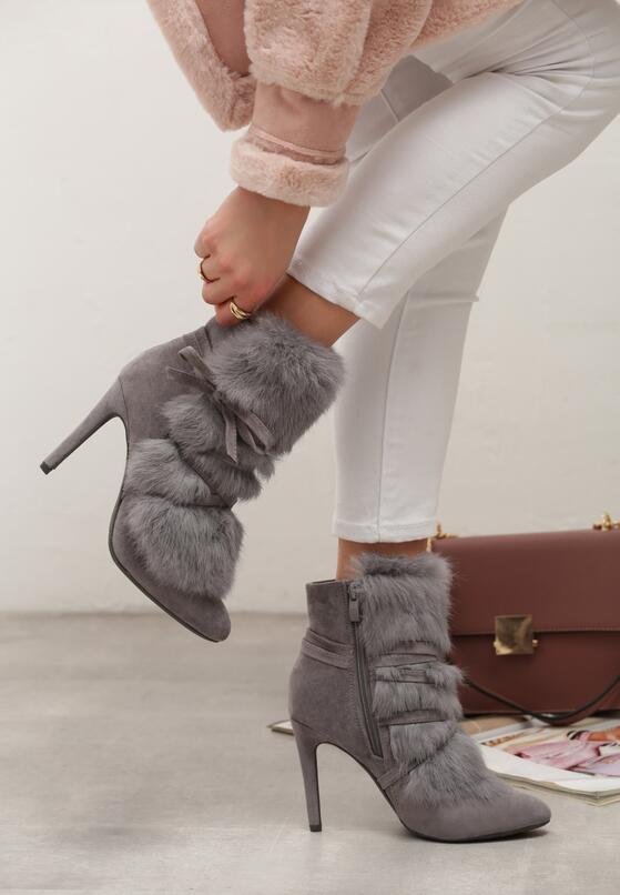 Botine Gri închis 1