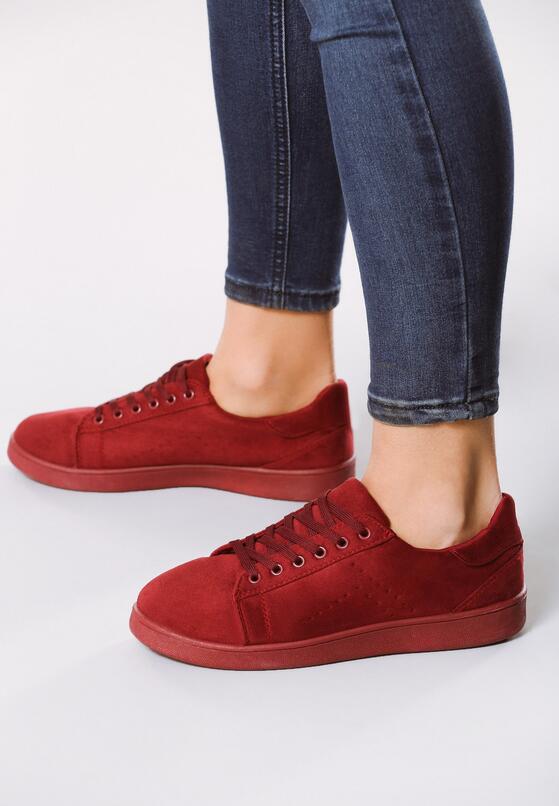 Bordowe Buty Sportowe Innovative 2