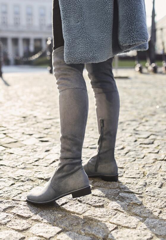 Szare Kozaki Lady In Grey