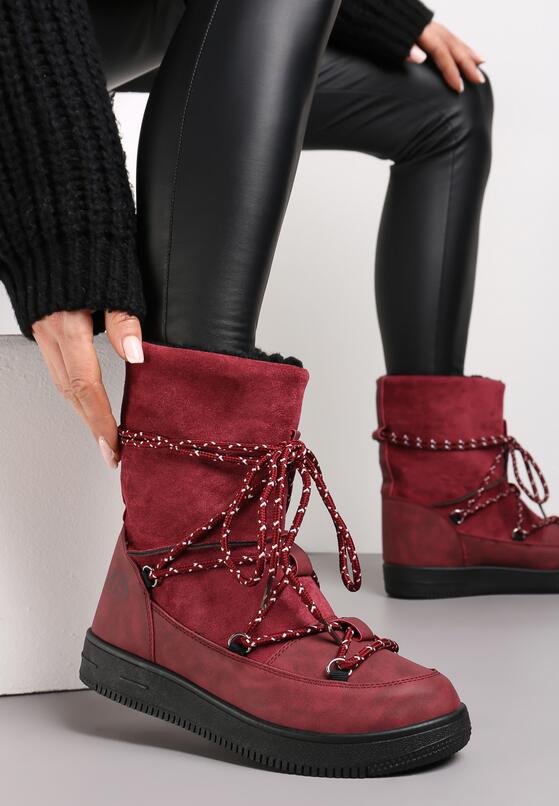 Bordowe Śniegowce Moonlight Dance 4