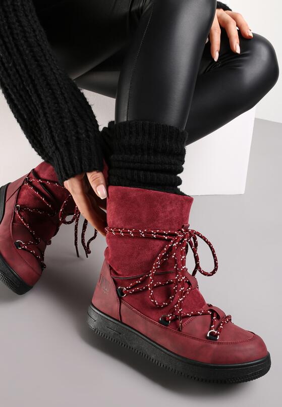 Bordowe Śniegowce Moonlight Dance 3