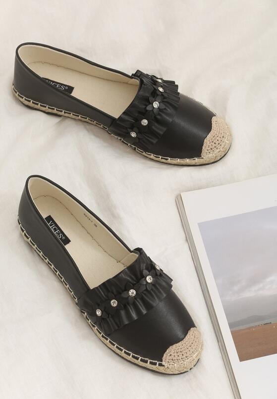 Czarne Espadryle How Hard 1