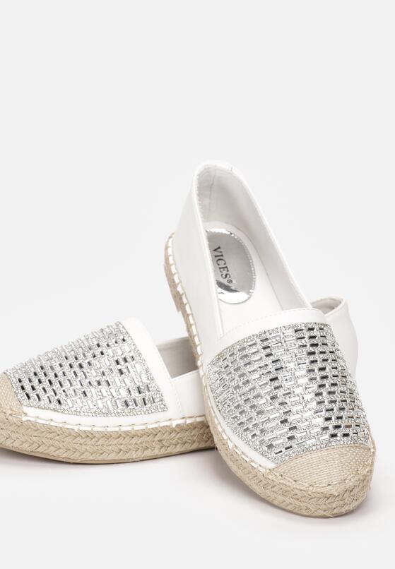 Białe Espadryle Bro 5