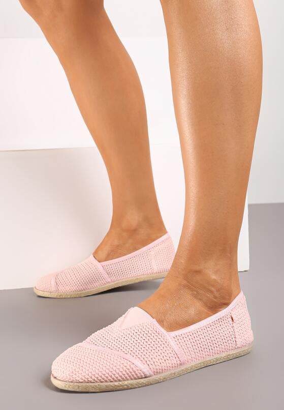 Różowe Espadryle Qhesielle 1