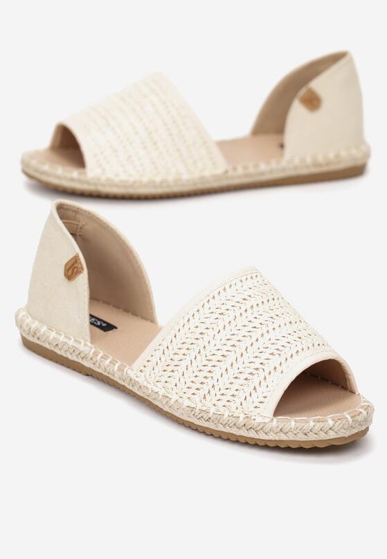 Jasnobeżowe Espadryle Nutrition 4