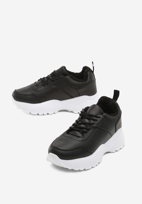 Czarno-Białe Sneakersy Caieiras 3