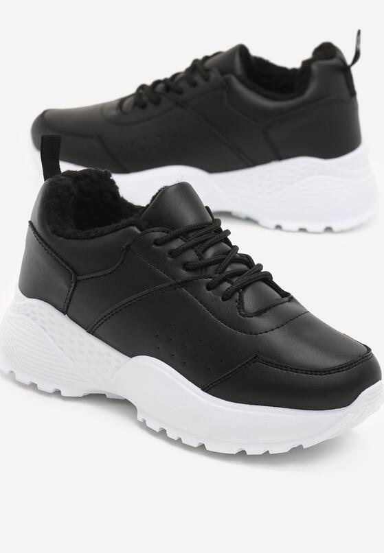Czarno-Białe Sneakersy Caieiras 4