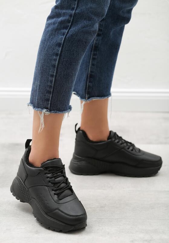 Czarne Sneakersy Caieiras 1