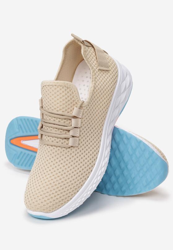 Beżowe Buty Sportowe Cheldina 5