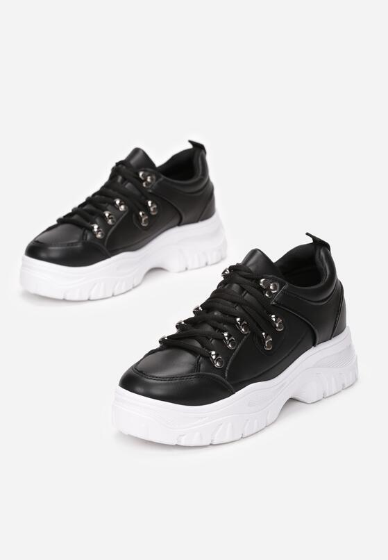 Czarne Sneakersy Calyreisis 4
