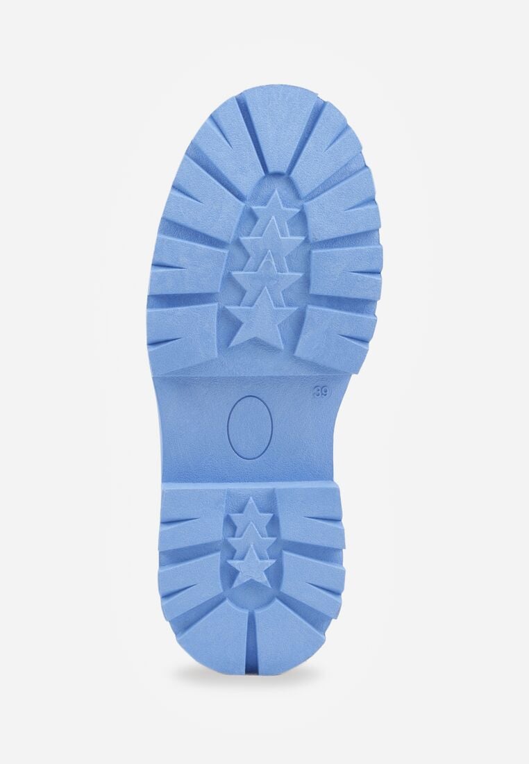 Niebieskie Mokasyny z Biżuteryjnymi Koralikami Ellsara 7