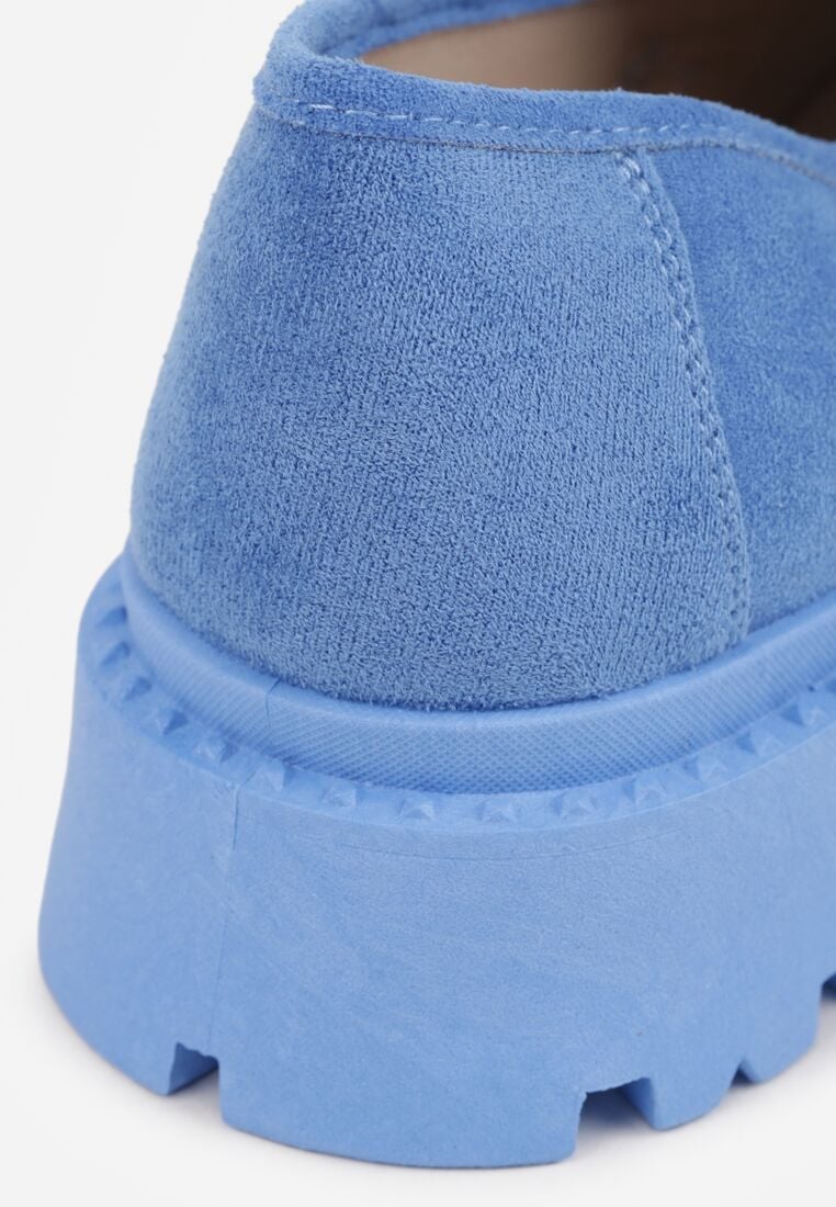 Niebieskie Mokasyny z Biżuteryjnymi Koralikami Ellsara 8