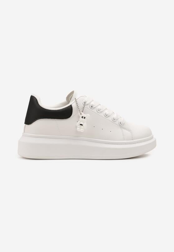 Sneakers Alb cu negru 4