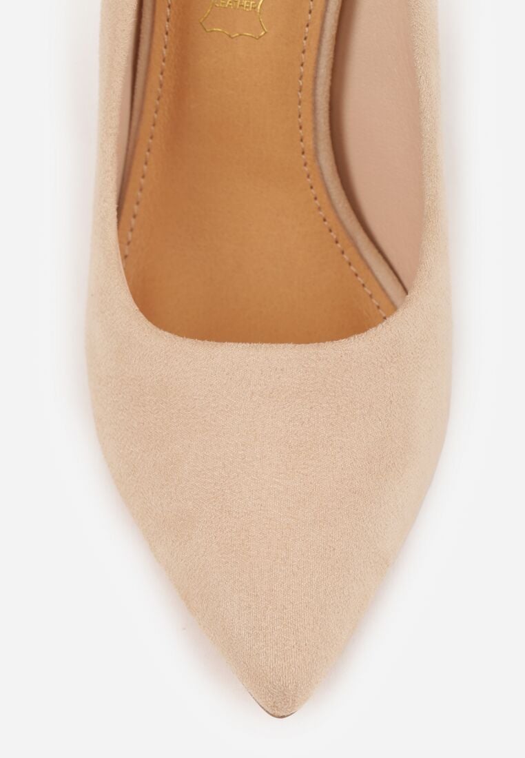 Pantofi stiletto Bej 8