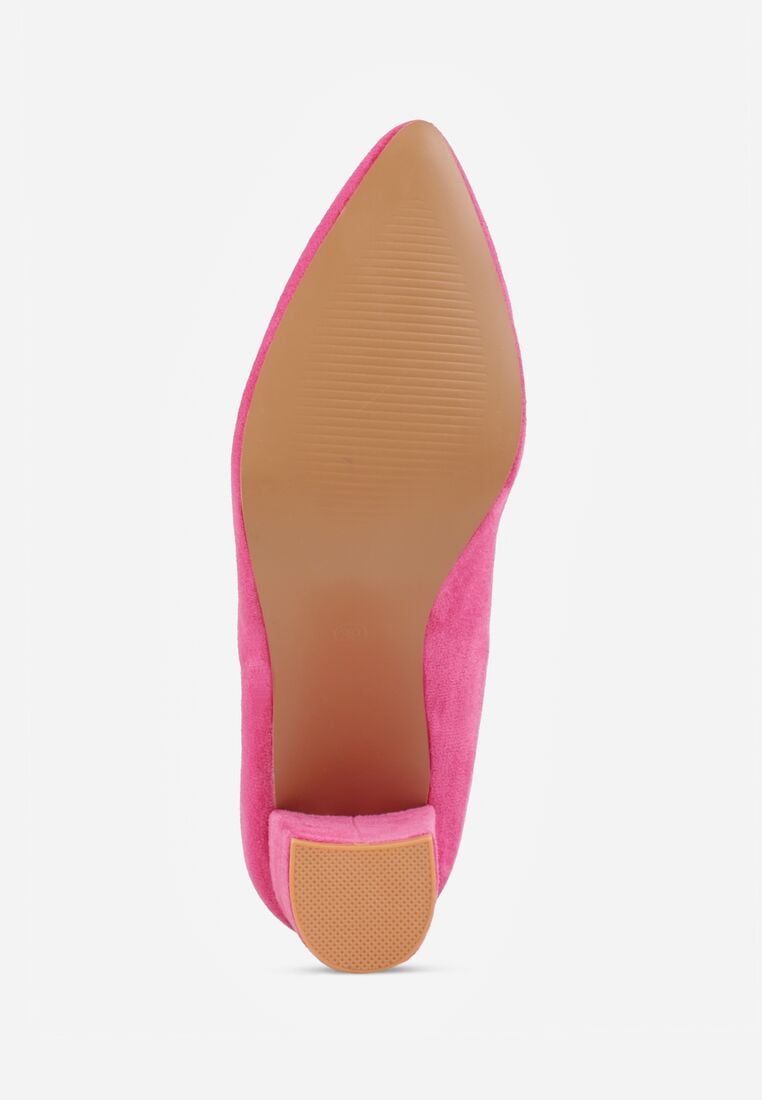 Fuksjowe Klasyczne Czółenka na Obcasie Vices ze Skórzaną Wkładką Maithria 7