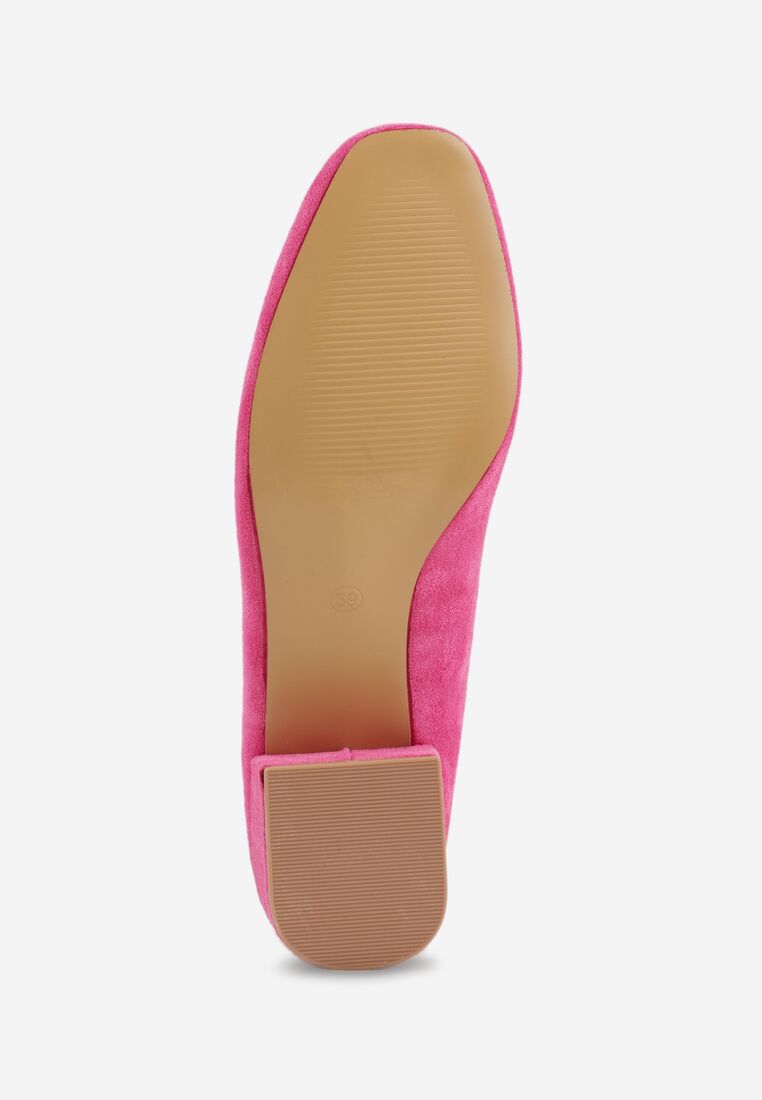 Fuksjowe Klasyczne Czółenka na Obcasie Vices ze Skórzaną Wkładką Savira 7