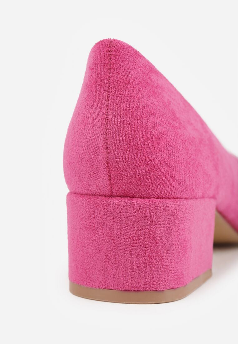 Fuksjowe Klasyczne Czółenka na Obcasie Vices ze Skórzaną Wkładką Savira 9