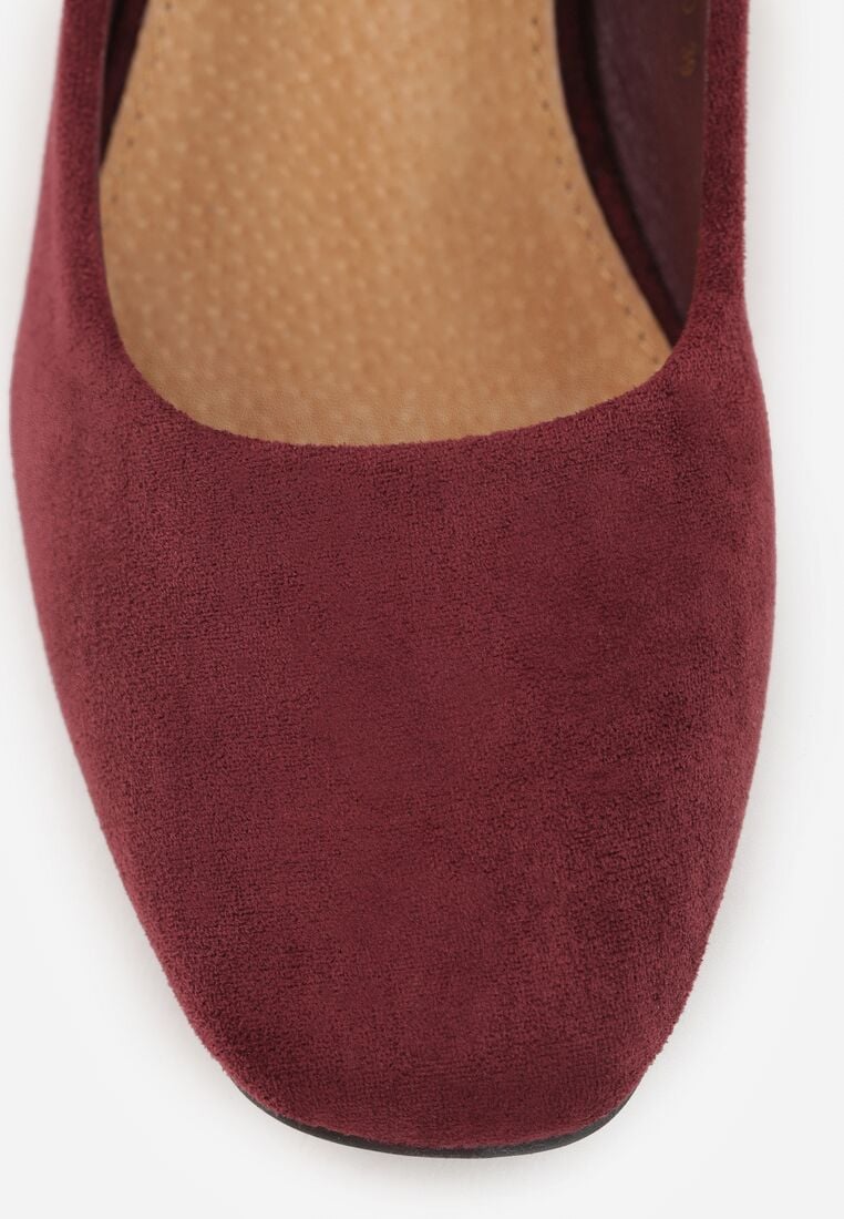 Pantofi cu toc Bordo 9