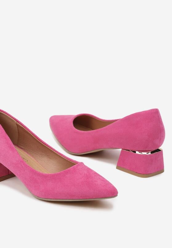 Pantofi cu toc Fucsia 6