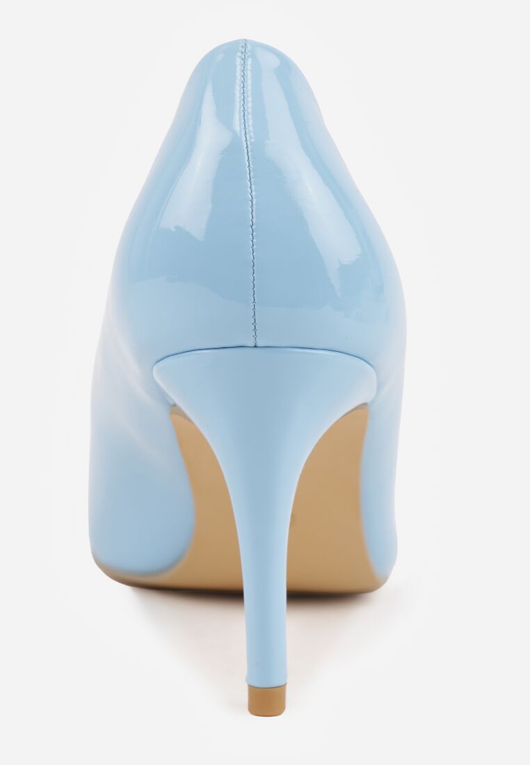Niebieskie Klasyczne Lakierowane Szpilki Vices Naoise 8
