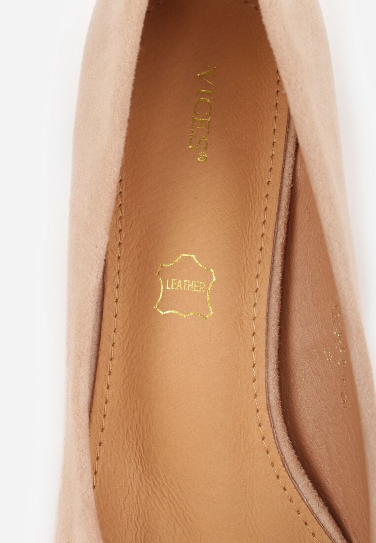 Pantofi cu toc Bej 9