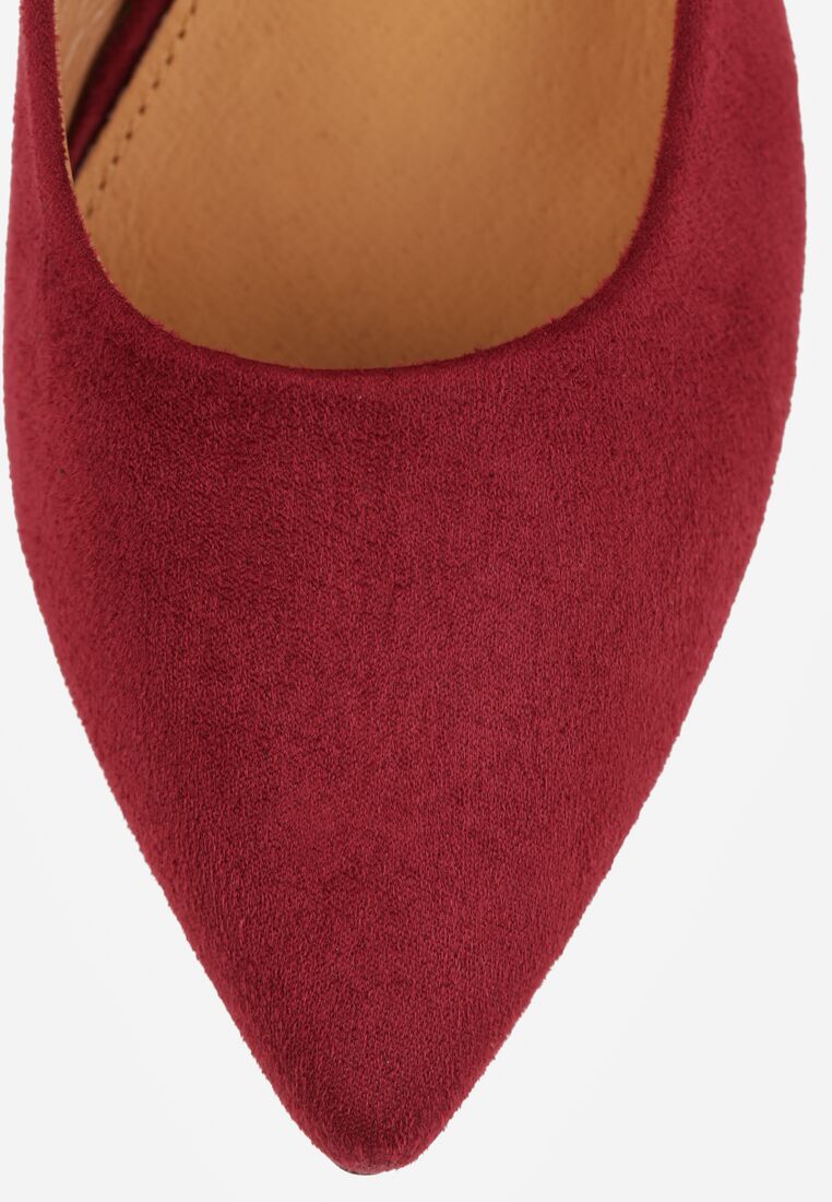 Pantofi cu toc Bordo 9