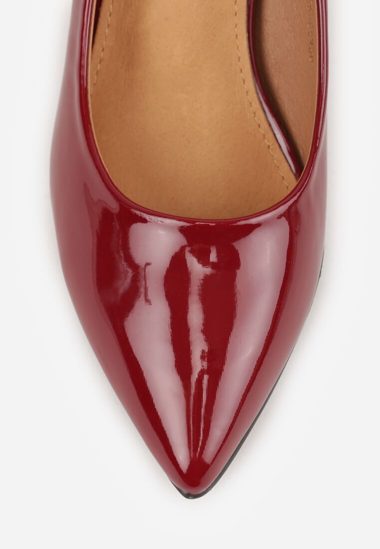 Pantofi cu toc Bordo 9