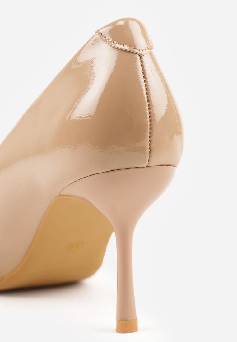Pantofi cu toc Bej 9
