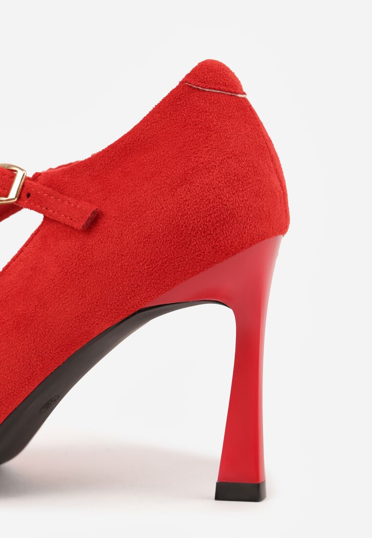 Pantofi stiletto Roșii 9