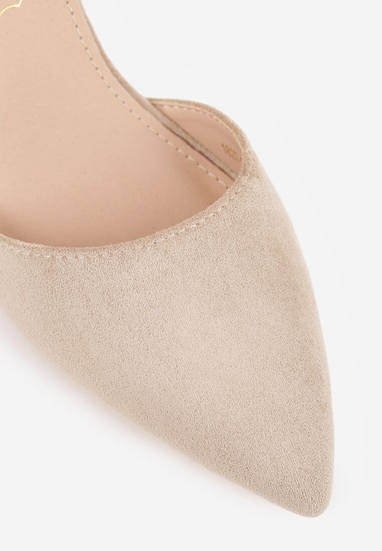 Pantofi cu toc Bej închis 8