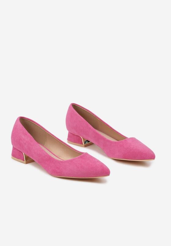 Pantofi cu toc Fucsia 5