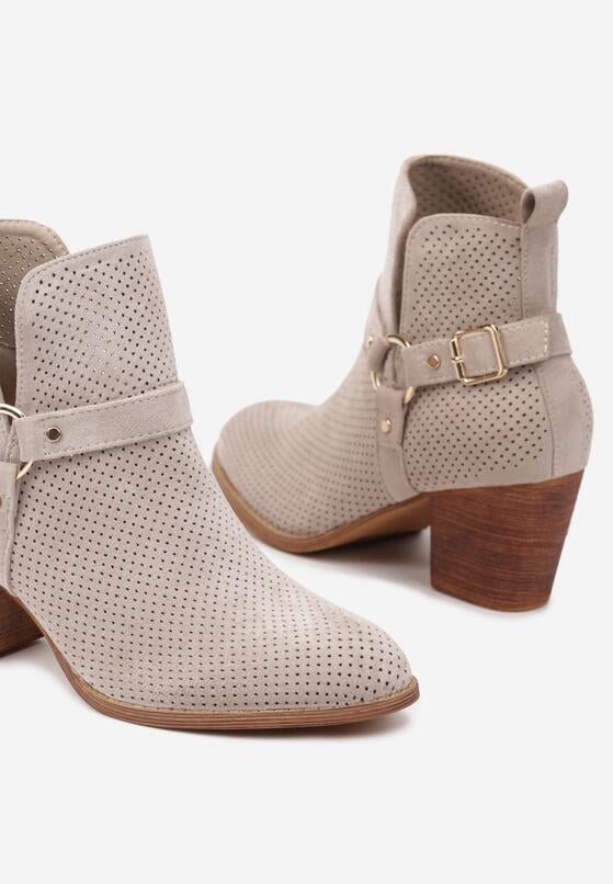 Botine Bej deschis 6