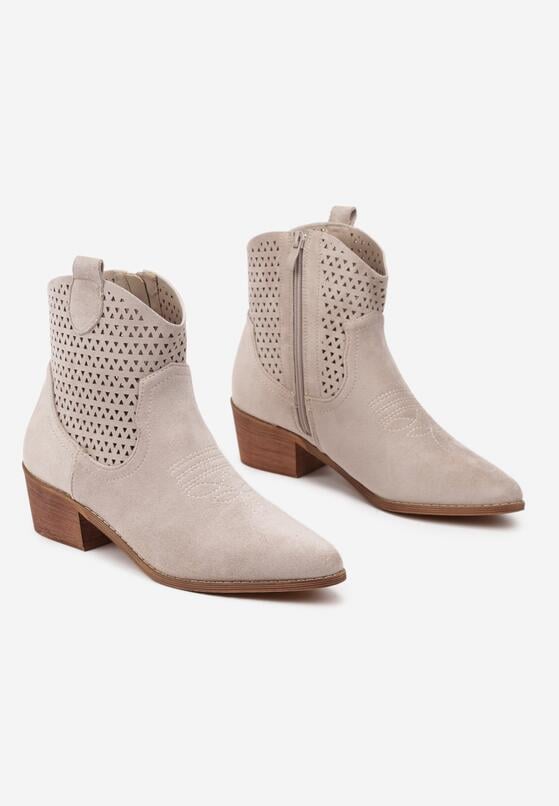 Botine Bej deschis 5