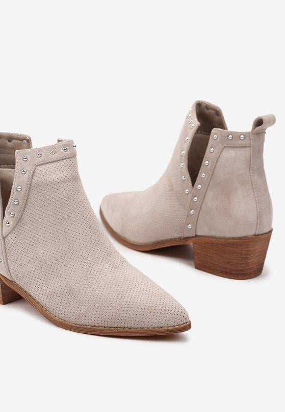 Botine Bej deschis 6