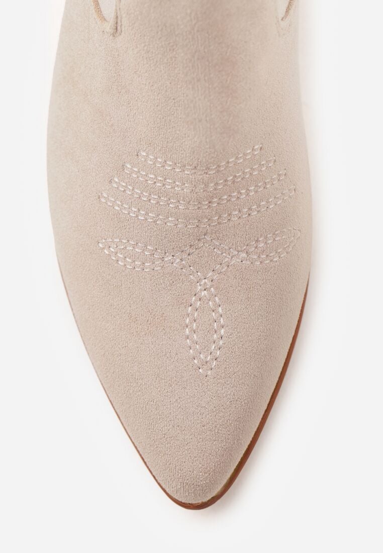 Botine Bej deschis 8