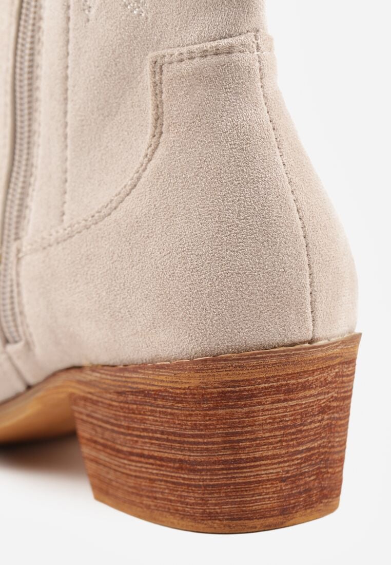 Botine Bej deschis 9