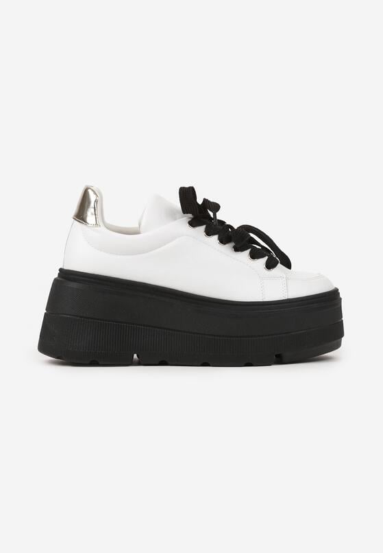 Sneakers Alb cu negru 4