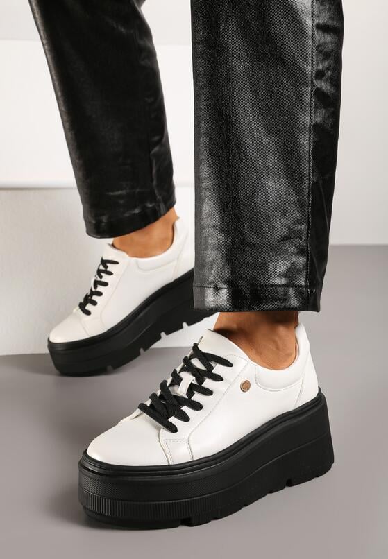 Sneakers Alb cu negru 2